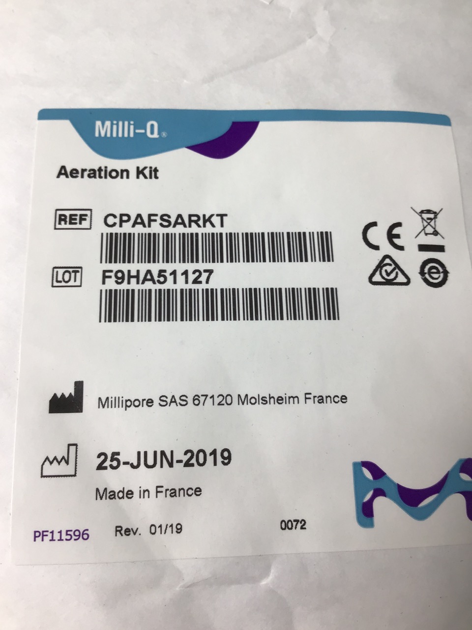 Millipore Sigma CPAFSARKT Millex Filter w/tubing - NWS Medical